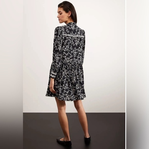 Hobbs London Limited Edition Victoria Printed Dress SZ 4 US 10 UK - Picture 2 of 9